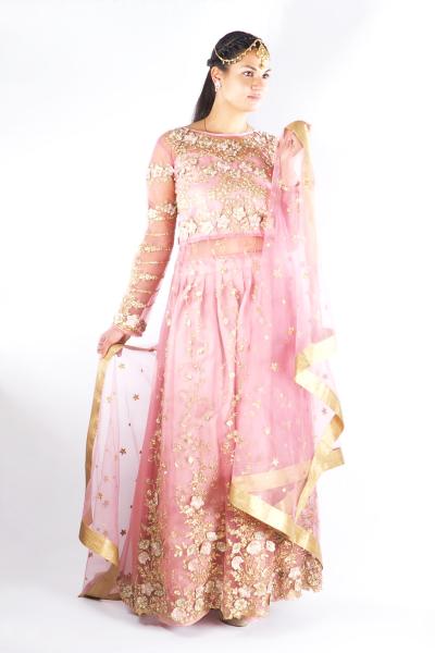 Indisches Lehenga Choli "Kusumita"